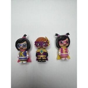 Ryan's World Superhero Figures Set of 3 Kids Collectible Toys Letters Dollhouse